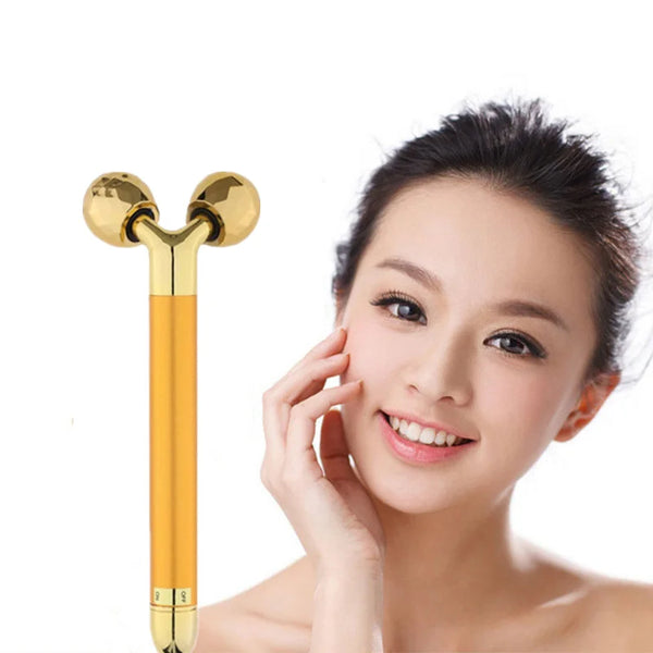 24k Gold Face Lift Thin Face Bar Roller